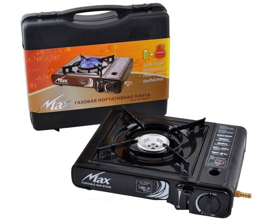 

Газовая плита портативная MAXsun MS-2500 LPG в чемодане