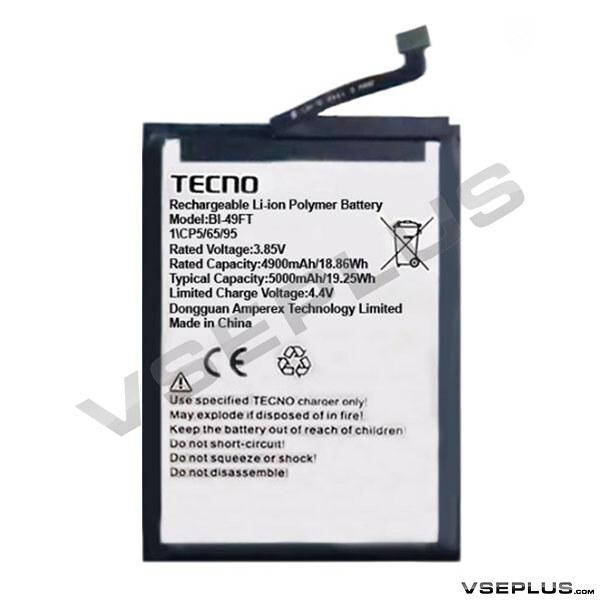 

Аккумулятор Tecno Camon 15 / Pop 4 / Spark 5 Pro / Spark 6 Go, original, BL-49FT