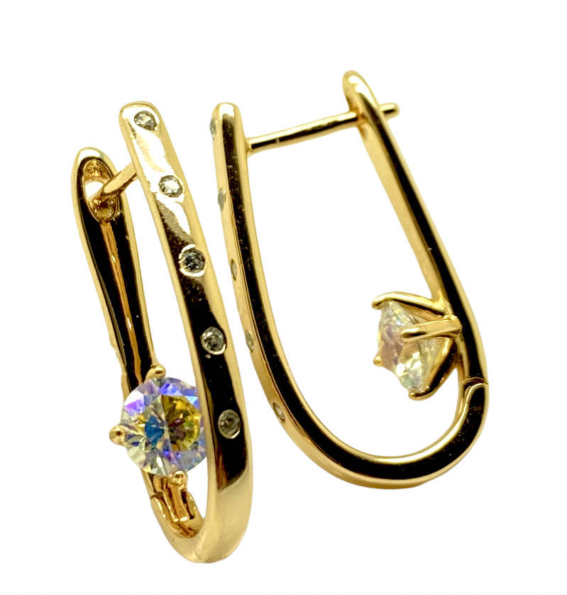 

Серьги Xuping. 18k. 25х5 mm