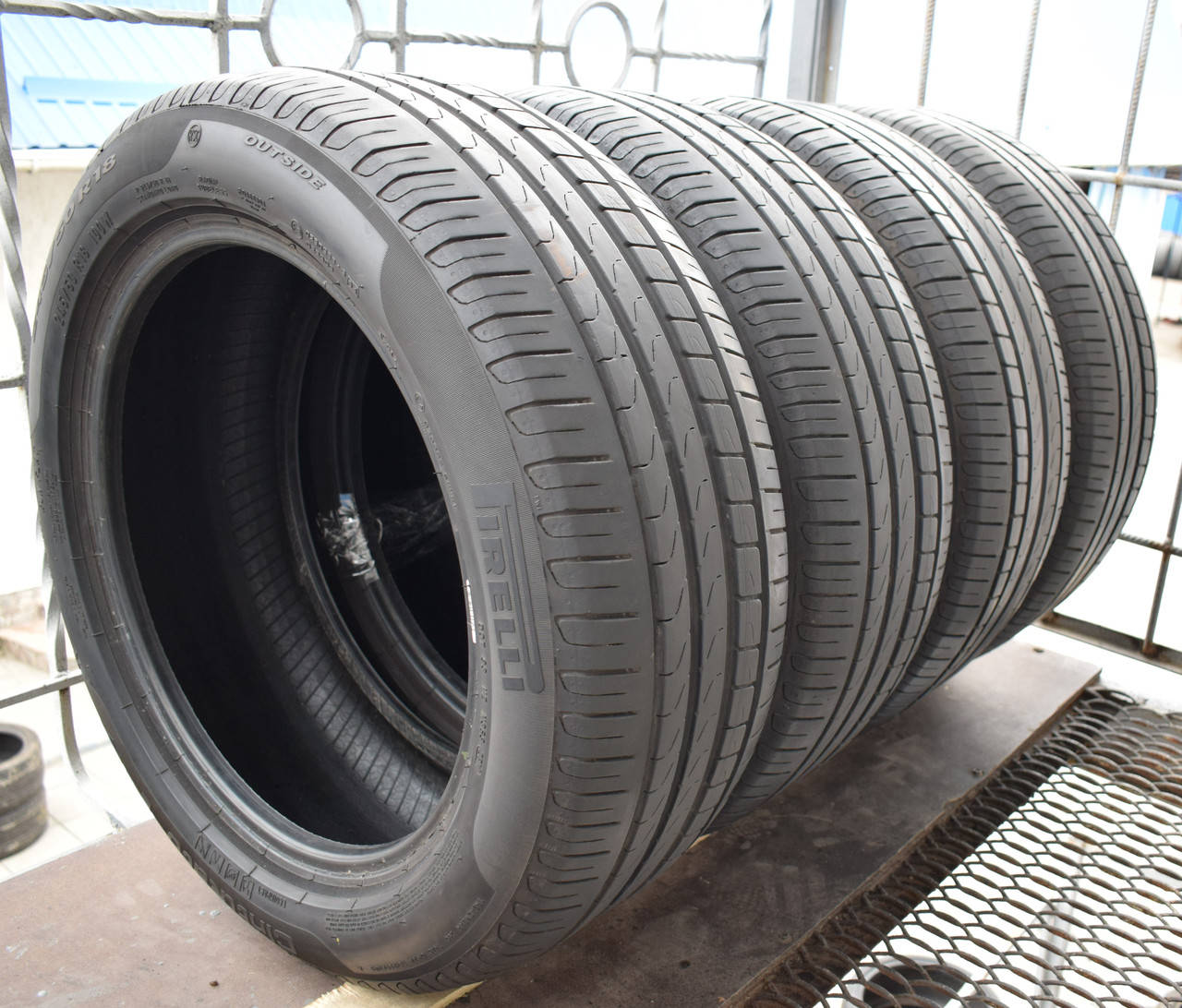 

Шины б/у 245/50 R18 Pirelli Cinturato P7, ЛЕТО, комплект/пара