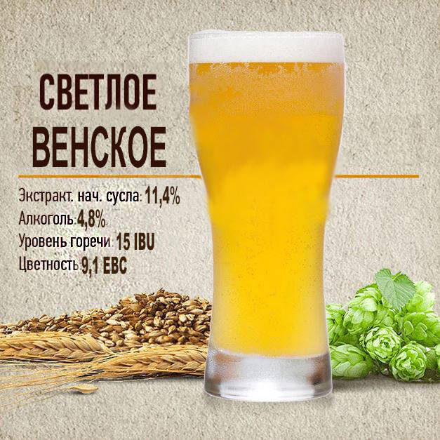 

Зерновой набор "Светлое венское" на 10 литров пива