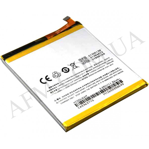 

АКБ оригинал Meizu BA612 (M5S) (3000 mAh)