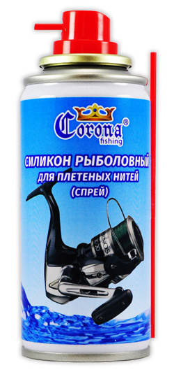 

Рыбацкий силикон спрей Corona для плетеных нитей