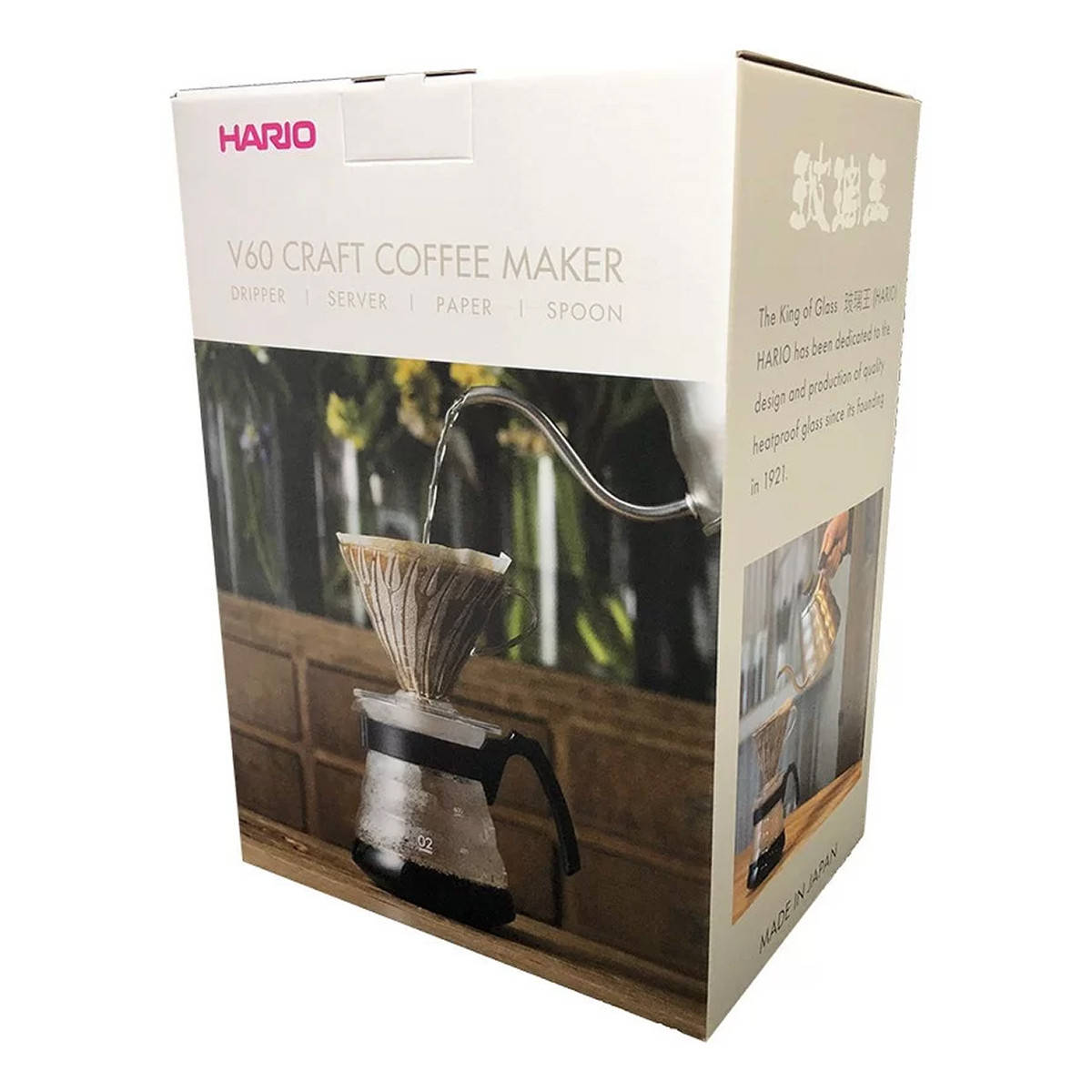 

Пуровер набор HARIO V60 CRAFT (УЦЕНКА) Комплект воронка, сервер, фильтры VCND-02B-EX