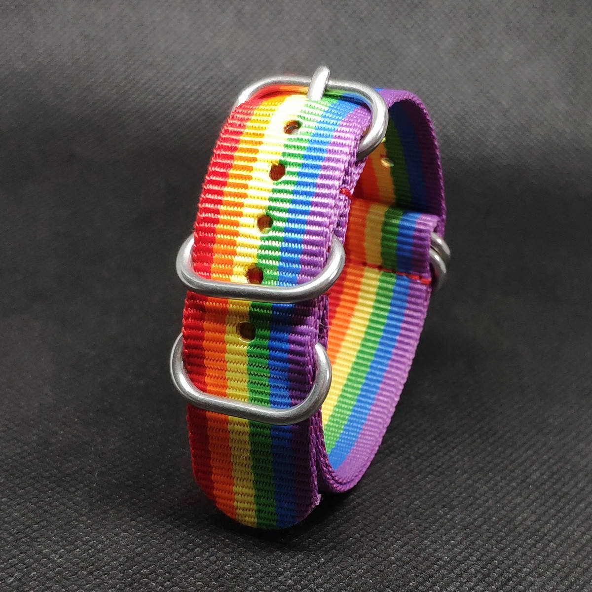 

18 20 22 мм Nato Zulu Rainbow. Цвета радуги. Ремешок для часов ЗУЛУ, Нато 22 мм