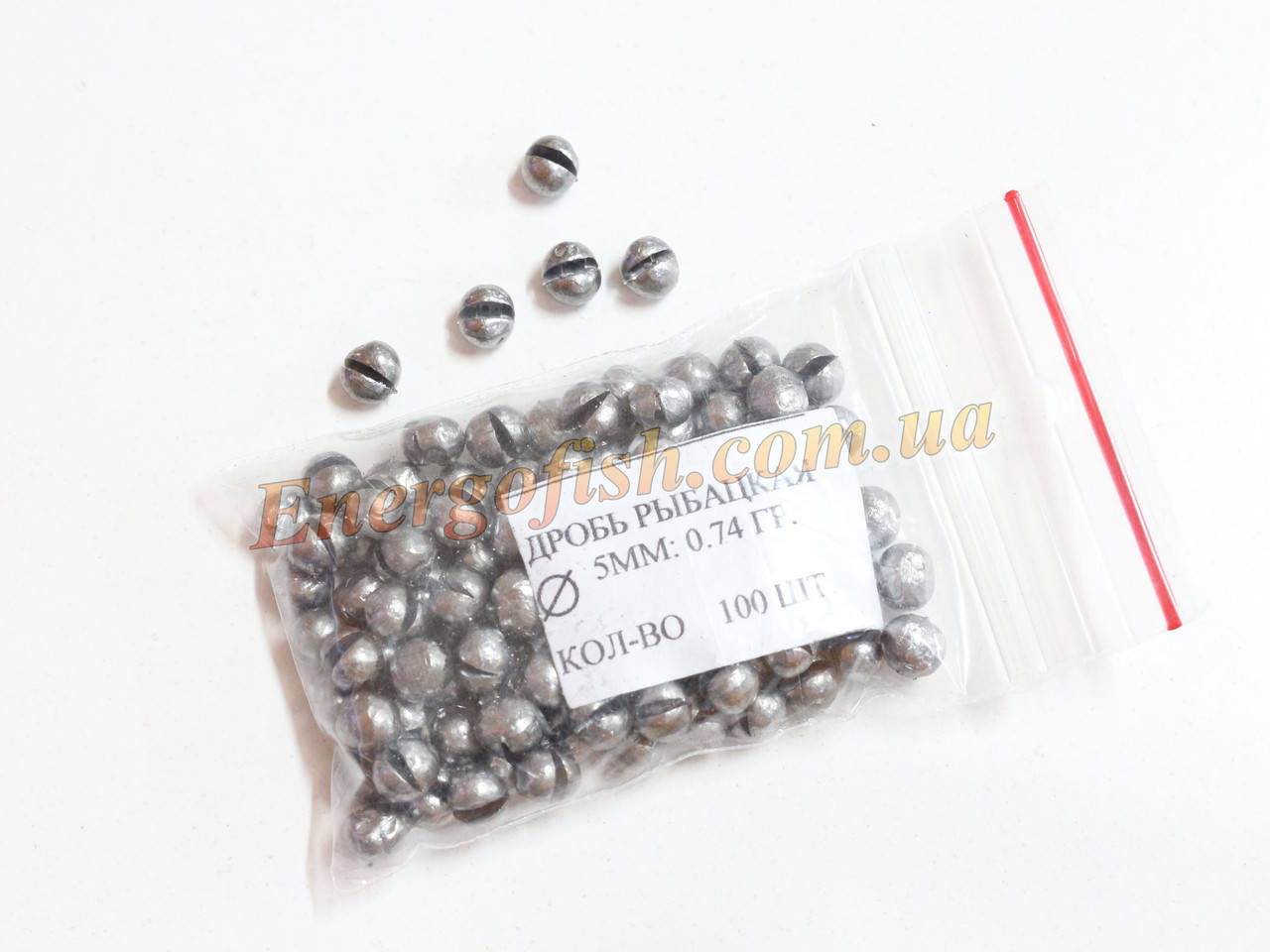 

Груз Дробинка 5мм 0.74г (50шт.)