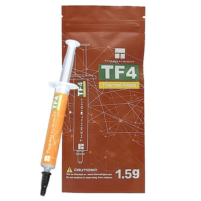 

Паста теплопроводящая Thermalright TF-4, 1,5g , 9,5 W/m*K