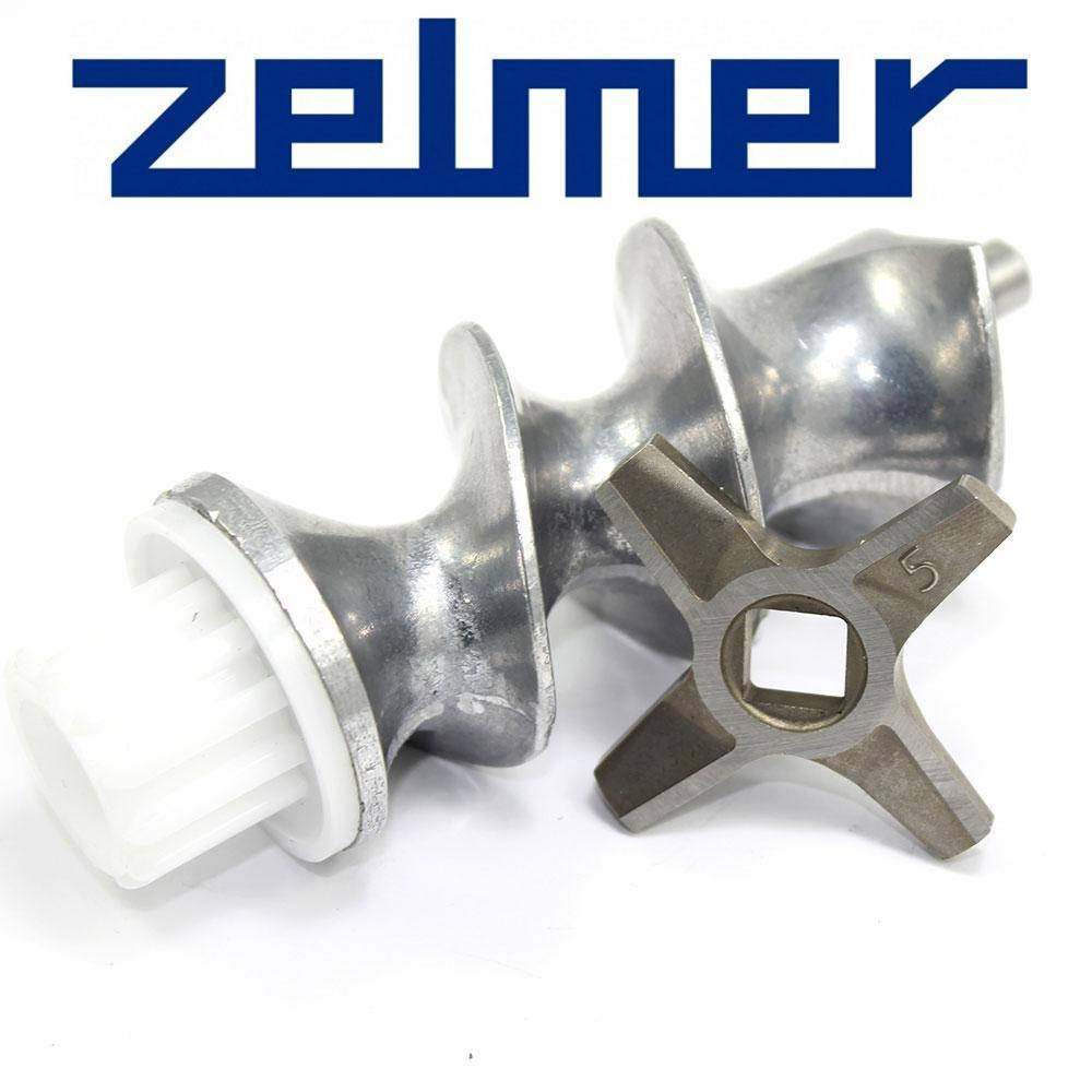 

Шнек для мясорубки Zelmer NR5 для двухстороннего ножа в комплекте с ножом