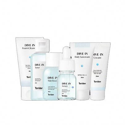 

Увлажняющий набор миниатюр Torriden Dive-In Travel Kit (6 средств)
