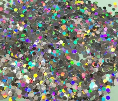 

Конфетти "Чешуйки" 3 мм серебро лазер, 50 г