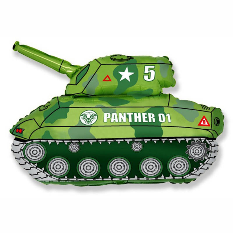

Фольгированный шар фигура Танк зеленый 901672 FlexMetal, Зелёный