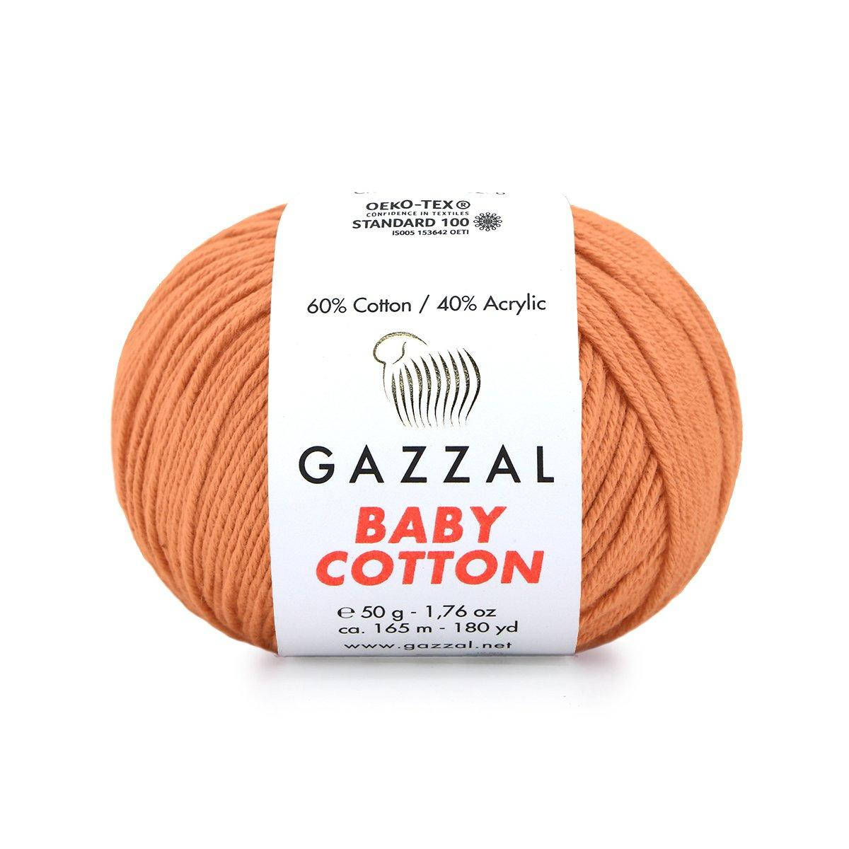 

Gazzal Baby Cotton № 3465 кирпич