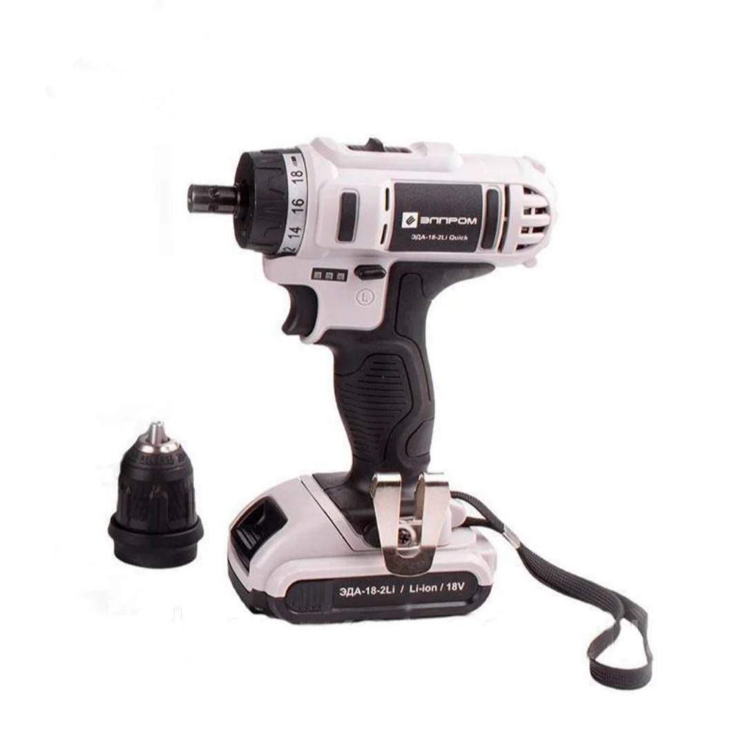 

Шуруповерт Элпром ЭДА-18-2 Li Quick