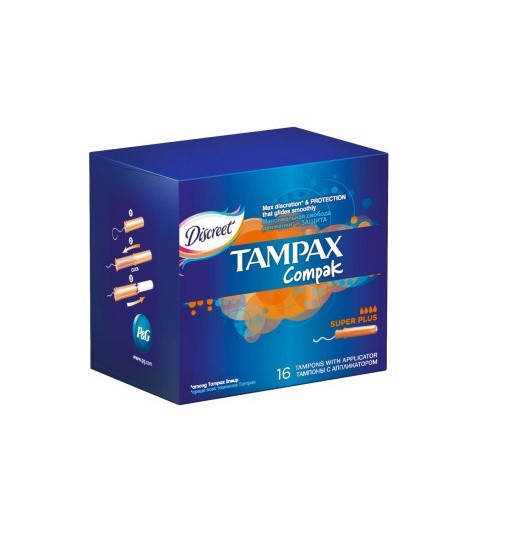 

Тампоны с аппликатором "Tampax" 16 шт. / Уп