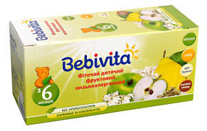 

Фиточай Bebivita фруктовый низкоалергенный 30 гр.