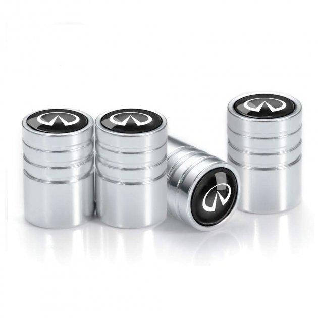 

Колпачки на ниппель для Infinity Alitek Long Silver Инфинити (4 шт, Серебристый