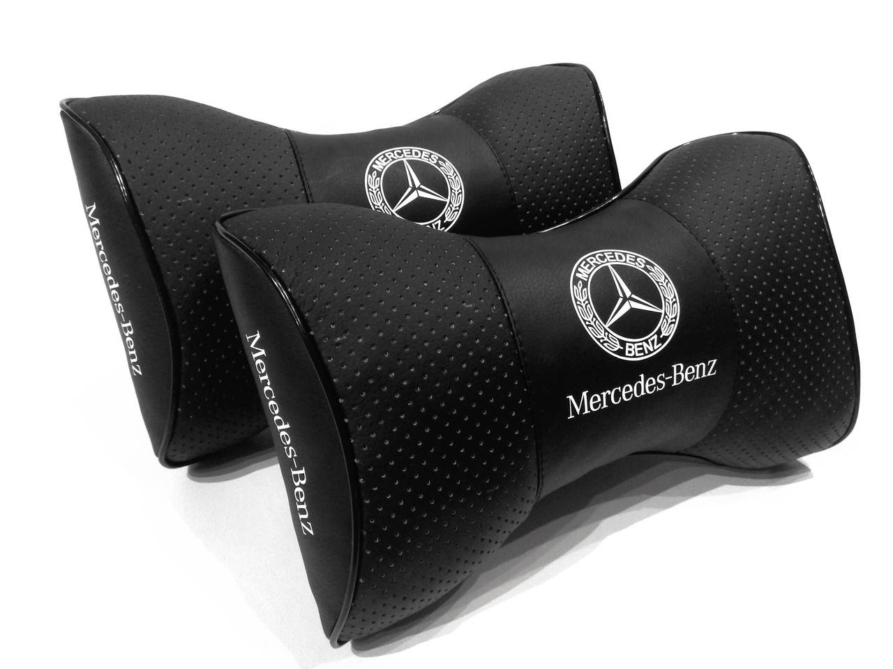 

Подушка на подголовник в авто Mercedes-Benz 1шт., Черный