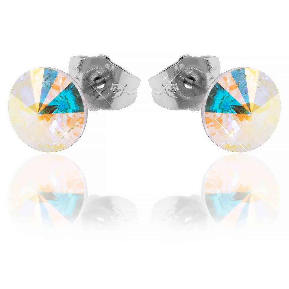 

Серьги-гвоздики Swarovski родиум