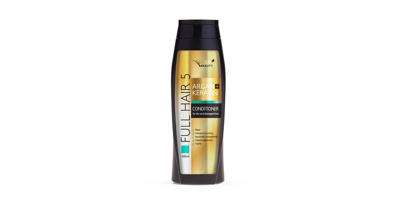 

Кондиционер для волос с арганом и кератином 5 в 1 Argan&Keratin от Arsy Cosmetics 450 мл