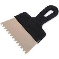 

Шпатель нержавіючий 150 мм, зуб 6*6