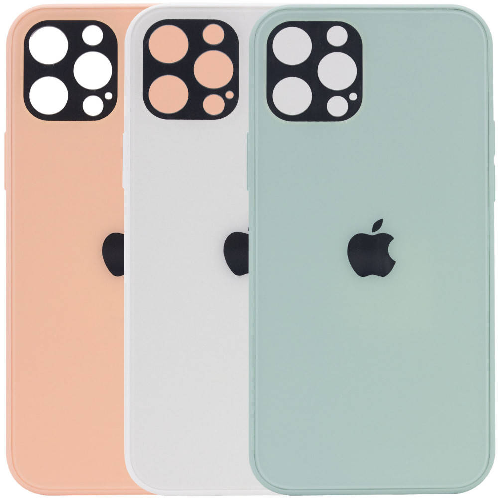 

TPU+Glass чехол GLOSSY Logo Full camera для Apple iPhone 12 (6.1")
