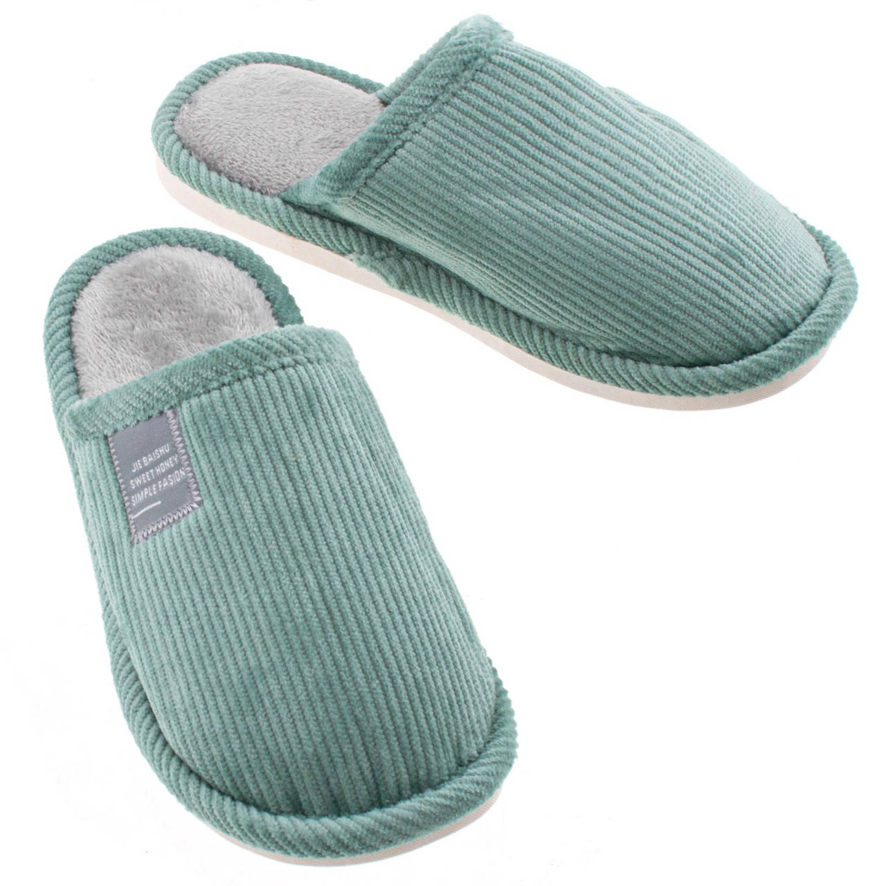 

Тапочки закрытые мужские "Вельвет" P434 38-39 цвет микс