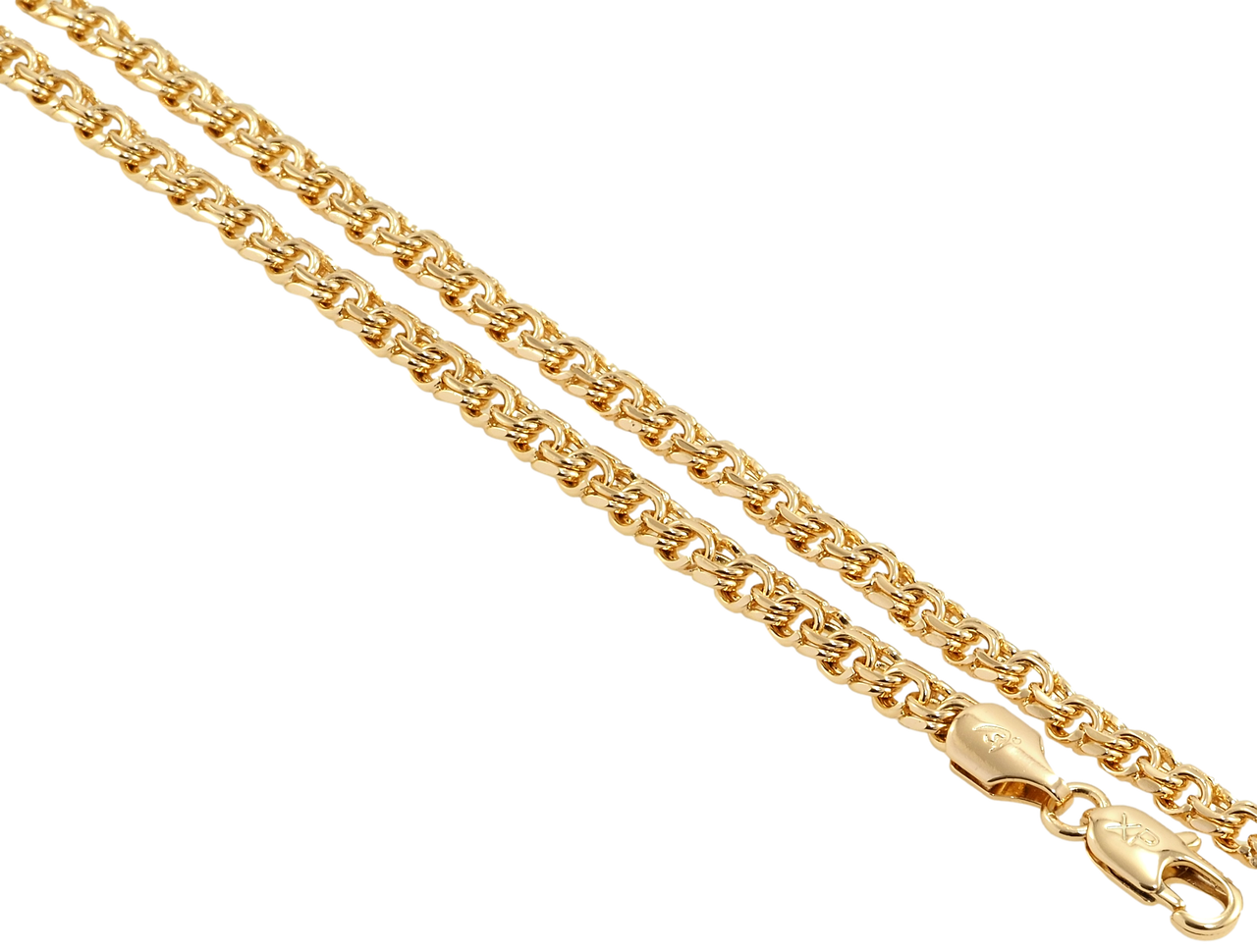 

Цепочка Xuping Позолота 18K "Плетение Бисмарк" длина 50см х 5мм