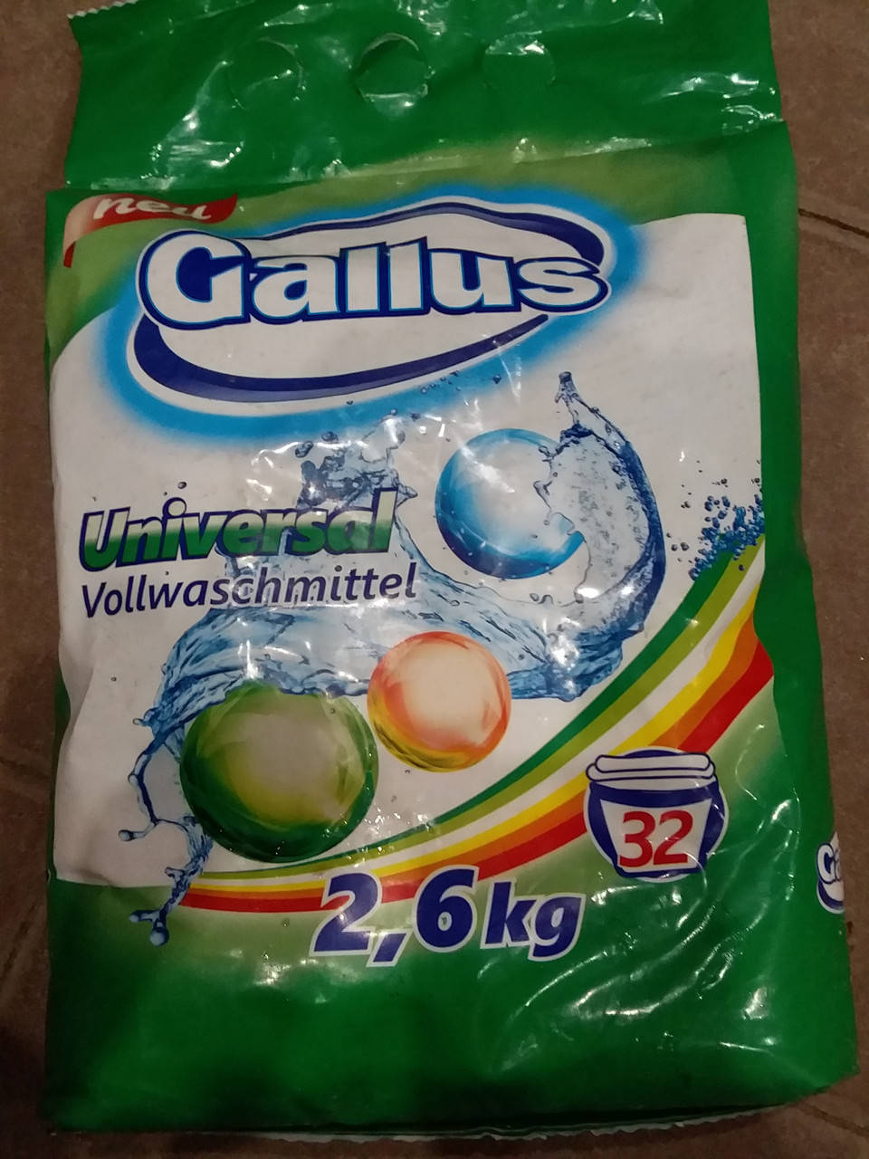 

Пральний порошок GALLUS 2.6кг 32пр. універсал