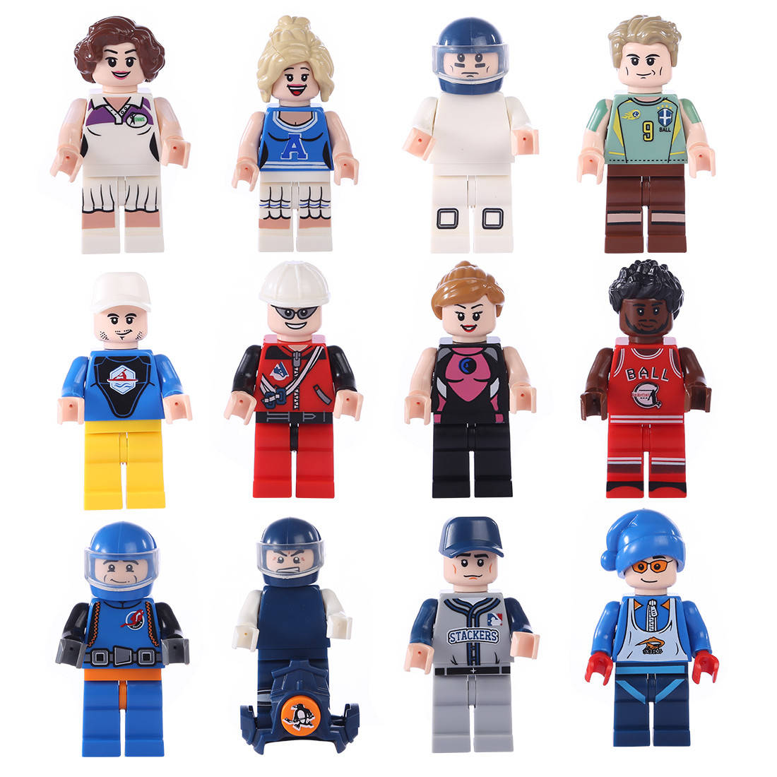 

Набор 12 шт, фигурки для лего (код 133)