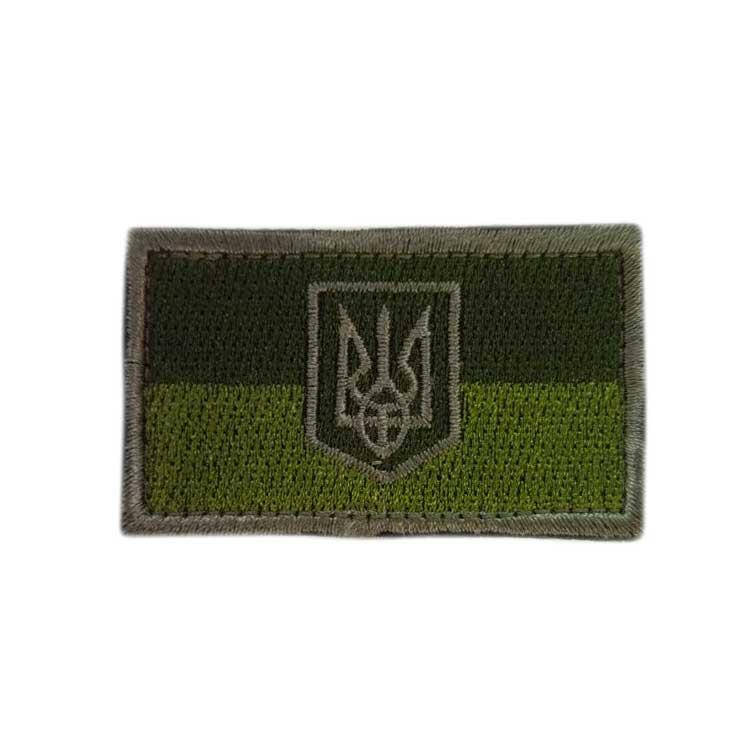 

Шеврон вышитый полевой Флаг Украины Olive 3.5x6 cm