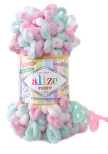 

Пряжа Puffy Color Alize-6052