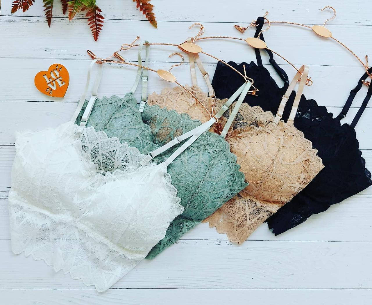 

Т8289 Мереживні топи чашка С/D/Е, Разные цвета