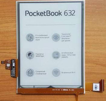 

Матрица Экран Дисплей Модуль E-ink 6" PocketBook Touch HD3 632 ED060KH6 Оригинал
