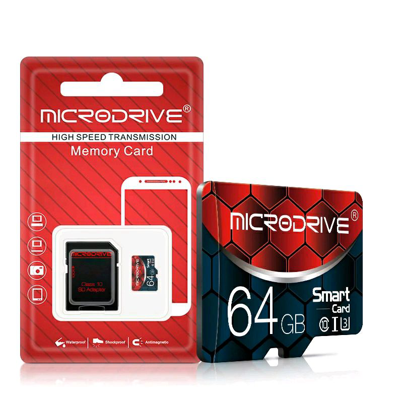 

Карта памяти Microdrive класс 10 64 ГБ с адаптером