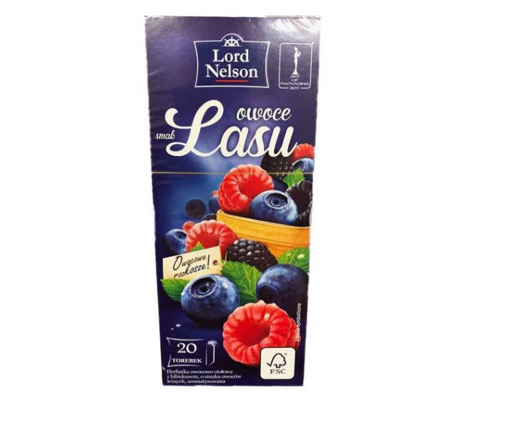 

Чай Lord Nelson Owoce Lasu 20 пакетов