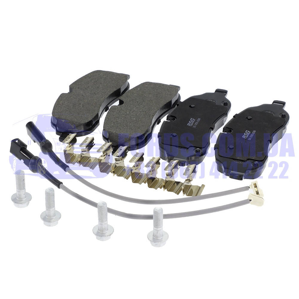 

Колодки тормозные передние FORD TRANSIT/CUSTOM 2014- (2006028/BK312K021AD/BSG30200038) BSG
