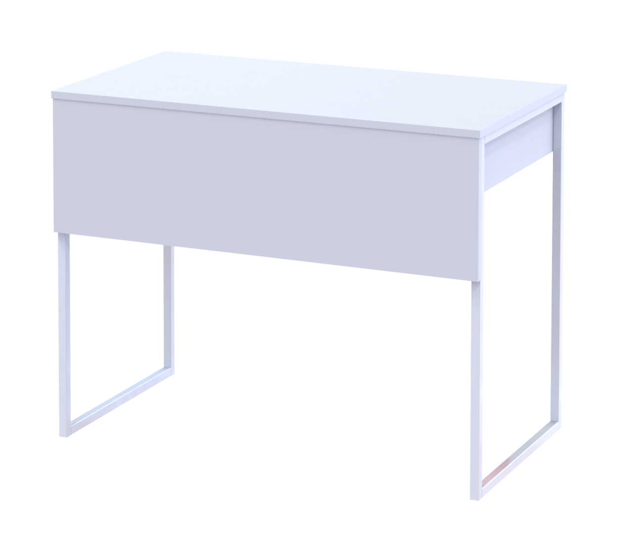 Стіл письмовий Doros Барт Білий з полицею 100х55х78.1 (41510124) 2