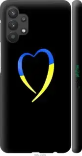 

Чехол на Samsung Galaxy A32 A325F Жёлто-голубое сердце "885c-2204-57593", Черный