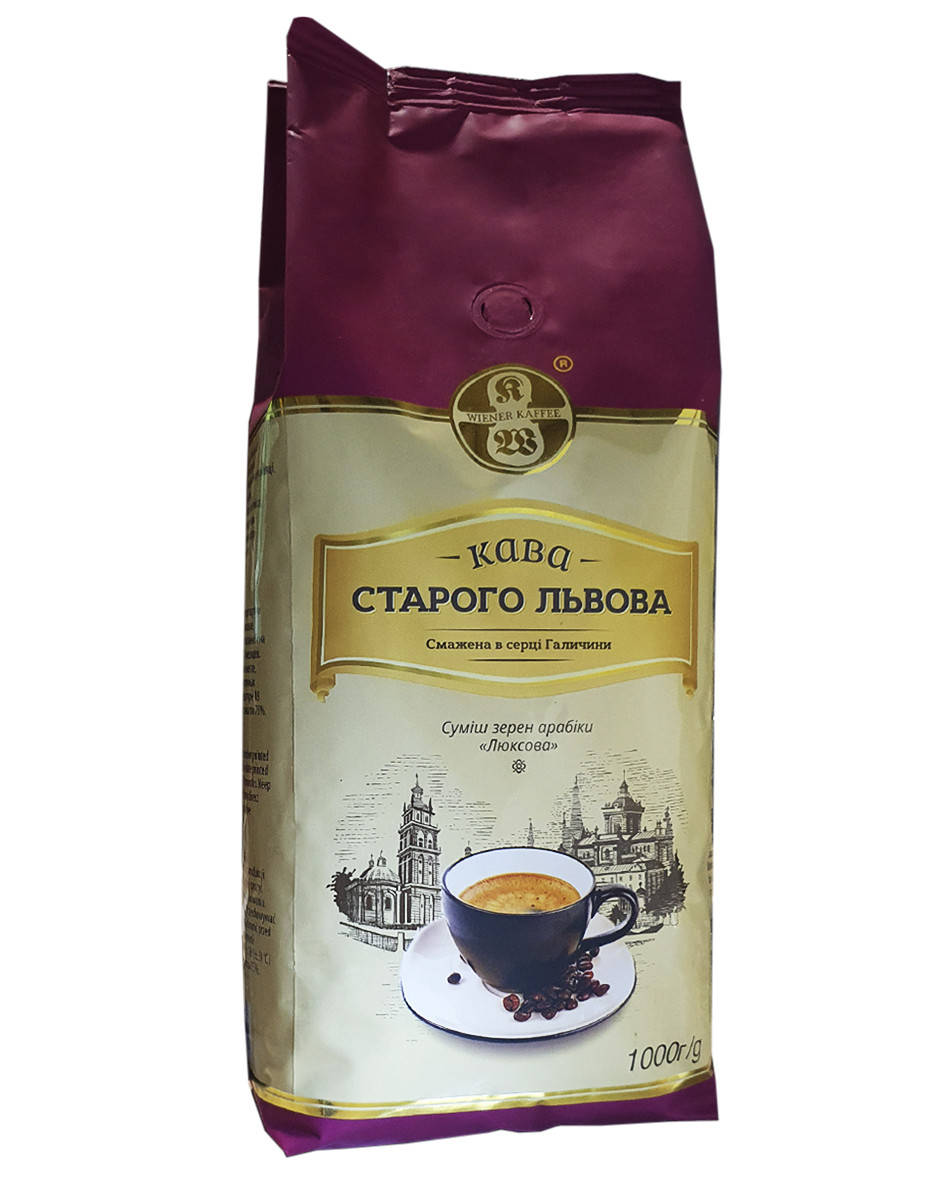 

Кава зернова Кава Старого Львова Люксова 1 кг (52106)