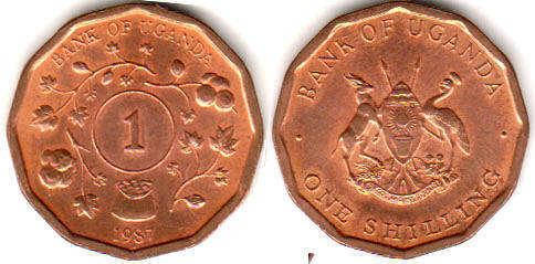 

Uganda Уганда - 1 Shillings 1987 UNC
