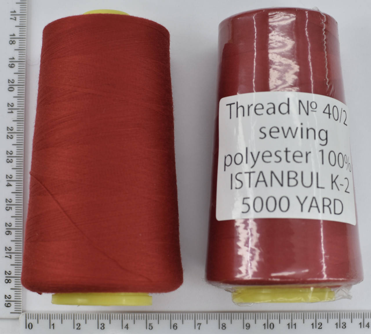 

Нитка полиэстер №40\2 5000ярд №114 уп=10шт