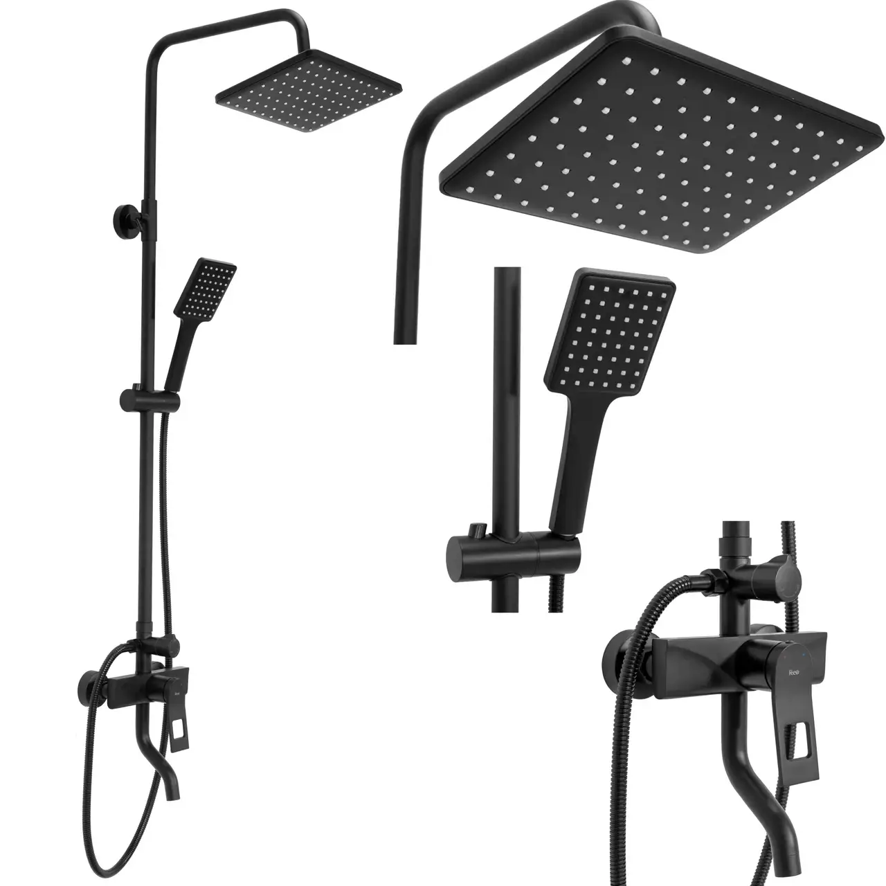 

Душевой гарнитур Rea SOUL Black, Черный