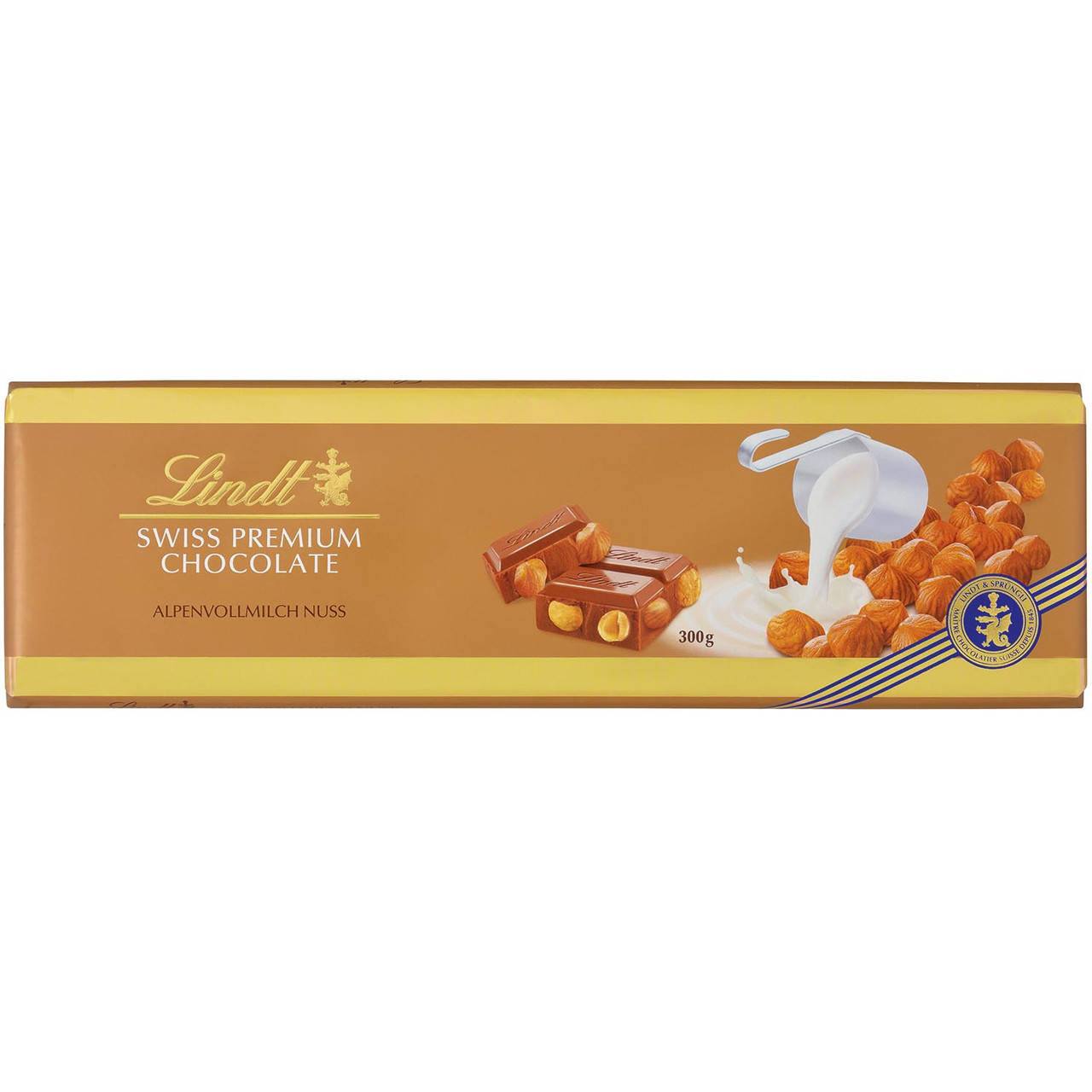 

Шоколад Lindt Swiss Premium Milch Chocolate Nuss 300 g