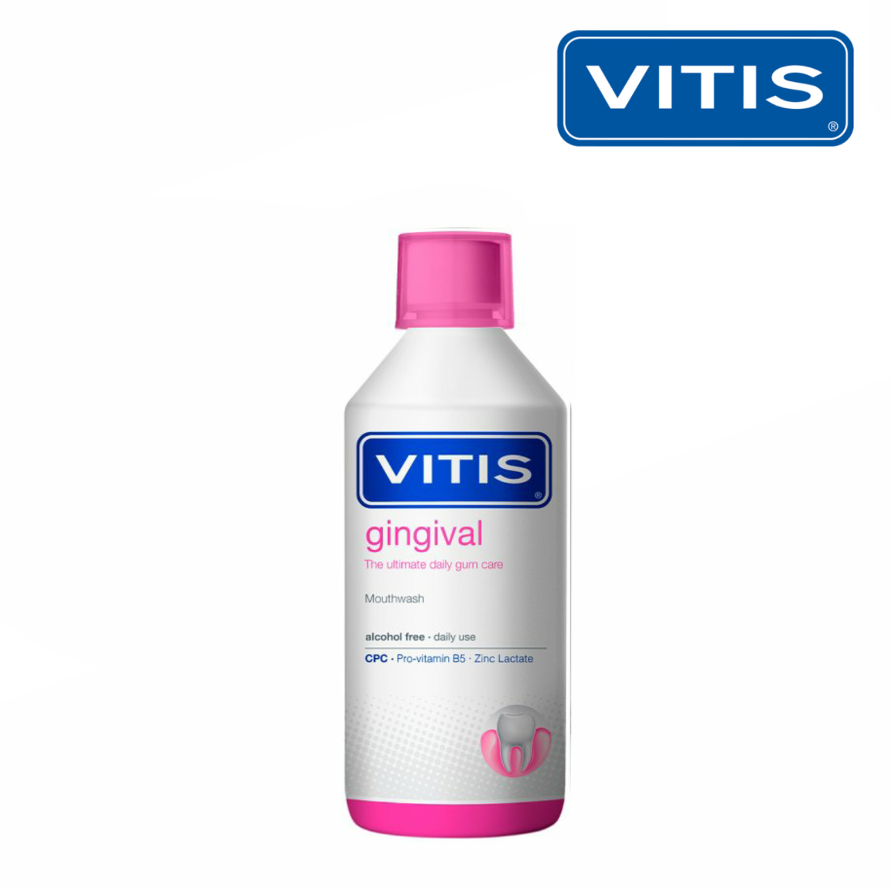 

VITIS GINGIVAL ополаскиватель для ухода за чувствительными деснами, 500 мл