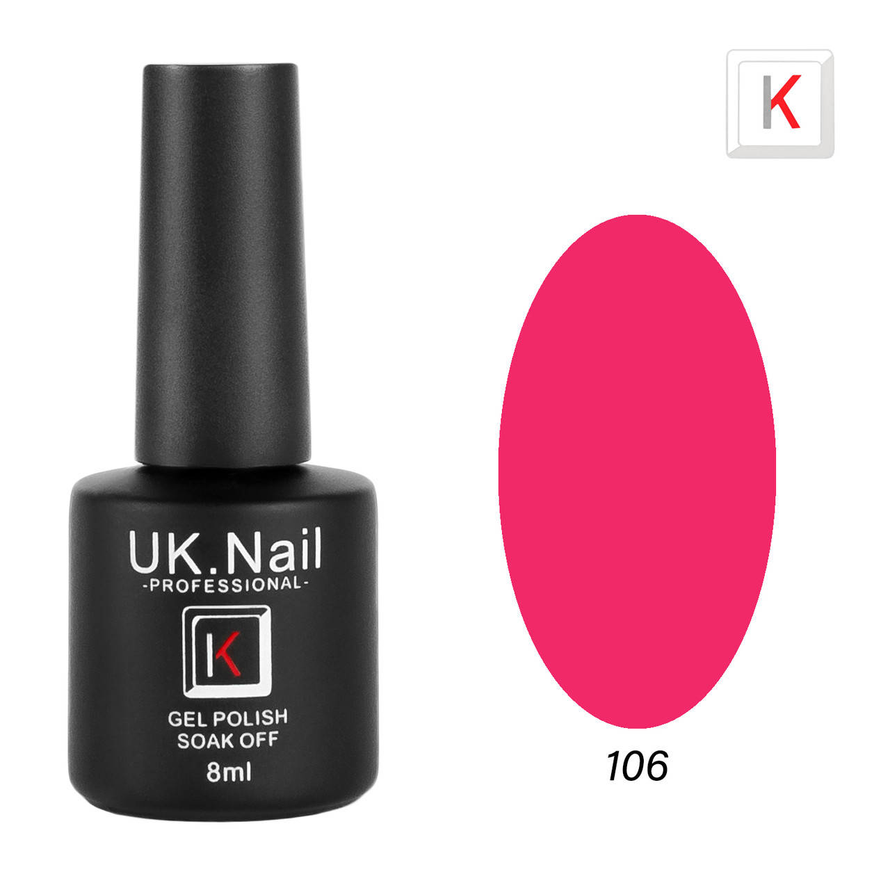 

Гель-лаки UK.Nail 8 мл №106