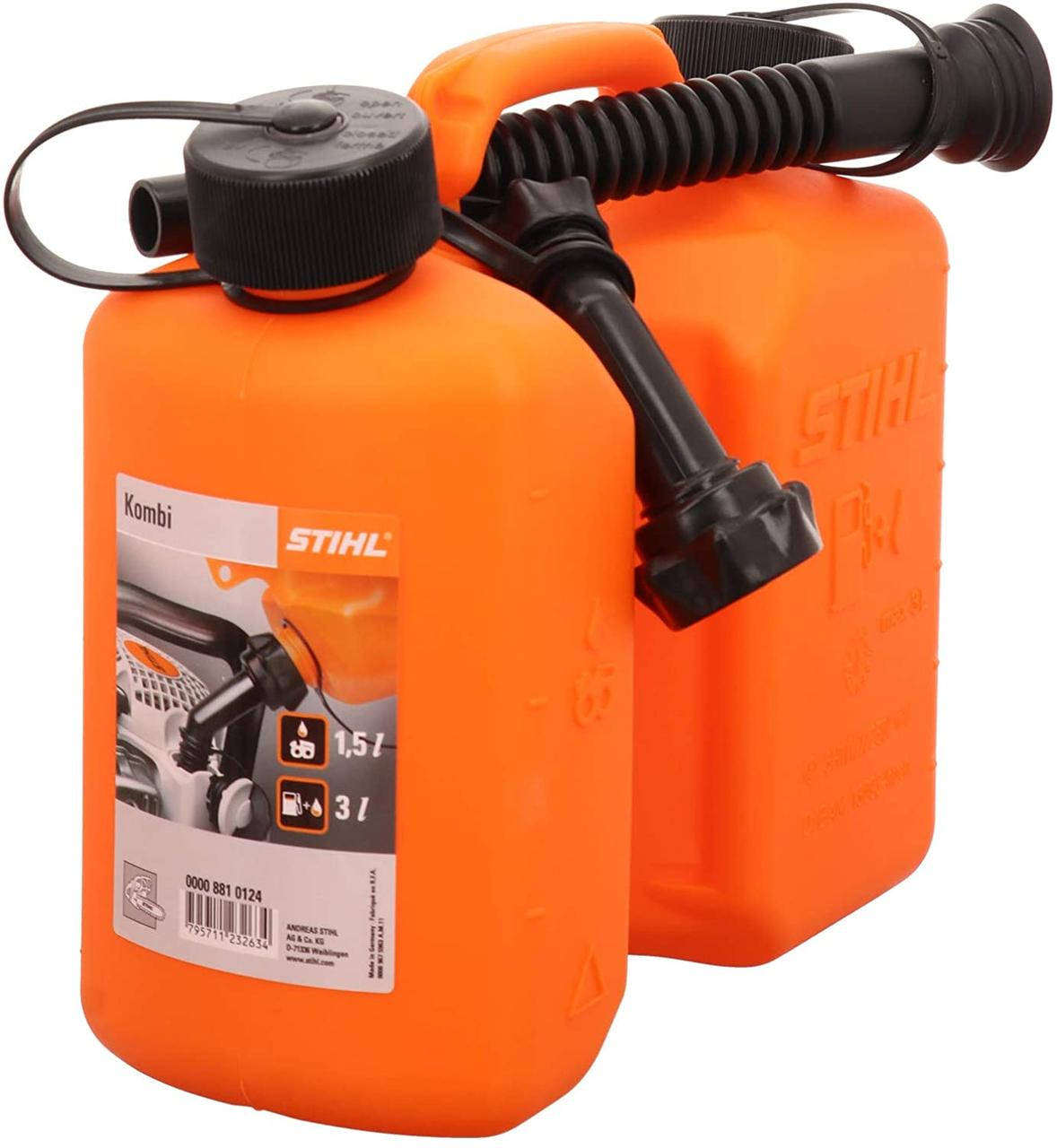 

Комбиканистра Stihl профессиональная 3 л/1,5 л, топливная смесь/цепное масло, оранжевая