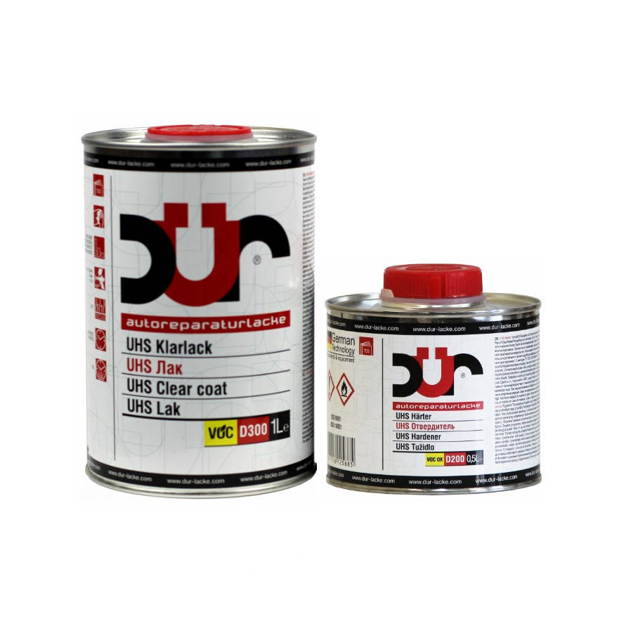 

Акриловый лак DUR D300 UHS 1 л (с отвердителем D200 0.5 л), Бесцветный