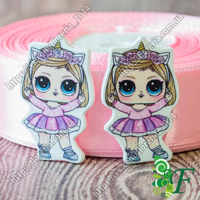 

Кабошон Серединка кукла LOL ЛОЛ Единорожка балерина Сб-LOL-23, Разные цвета