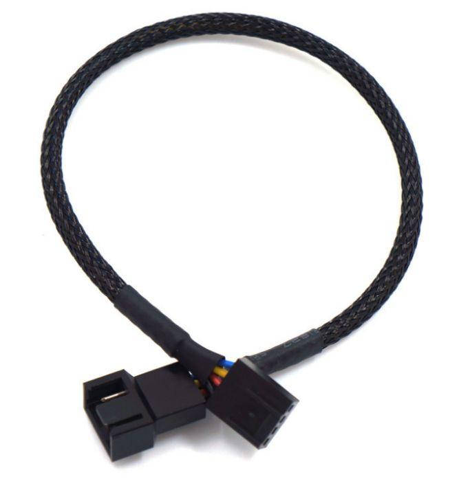 

Удлинитель кабеля питания кулера 20/40/80 см 4 pin fan hub cooler