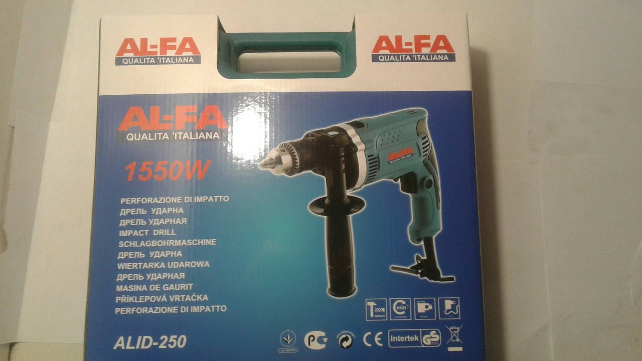 

Дрель ударна AL-FA 1550W ALID-250